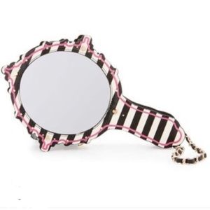 RARE NWOT Betsey Johnson Mirror Wristlet Handbag
